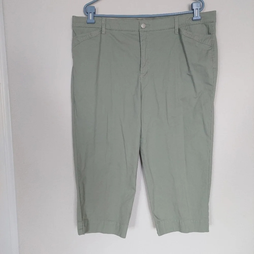 Bandolino Maureen Cropped‎ Pants  Chinos Capri Size 18